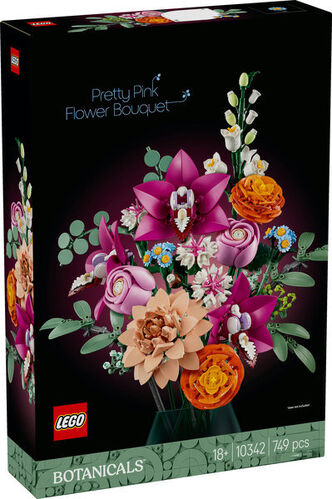 LEGO 10342 Schöner Rosafarbener Blumenstrauß