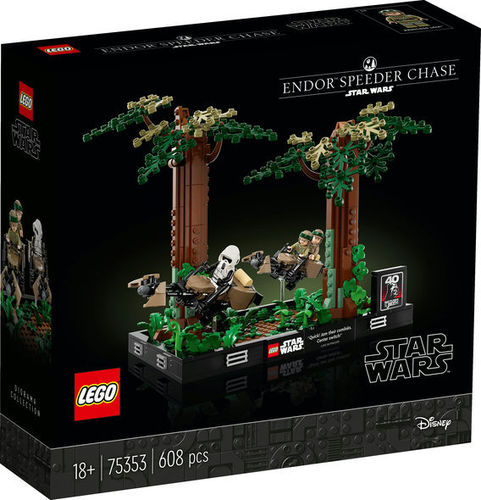 LEGO Star Wars 75353 Verfolgungsjagd auf Endor™ – Diorama